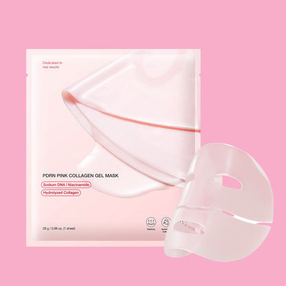 MASCARILLA DE GEL DE COLÁGENO ROSA (Caja de 4)